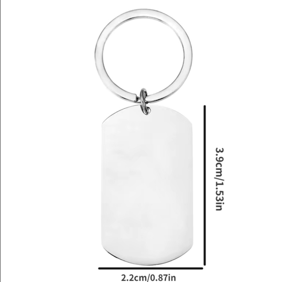 Silver Daughter Key Chain - Picture 2 of 4